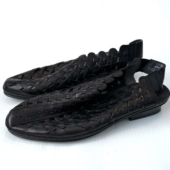 Rieker comfort and style Black Leather slingback sandals size 40 (8.5-9 US) - Picture 1 of 11